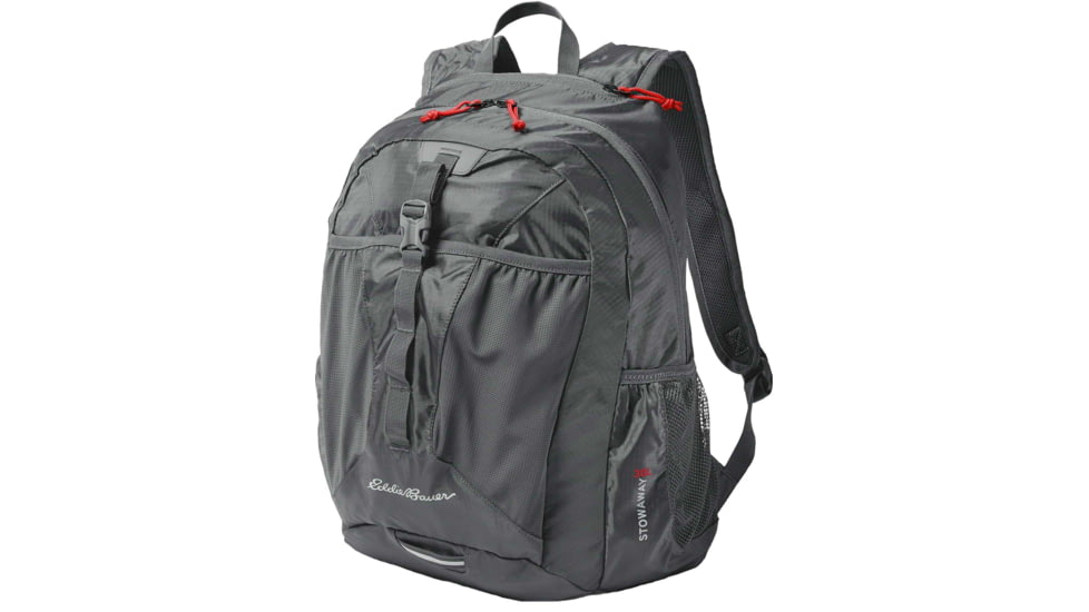 Eddie Bauer Stowaway Packable 30L Backpack, Dark Smoke, EBB3003-044