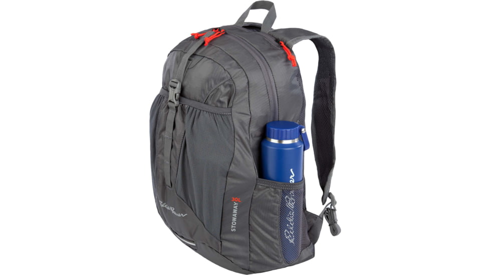 Eddie Bauer Stowaway Packable 30L Backpack, Dark Smoke, EBB3003-044