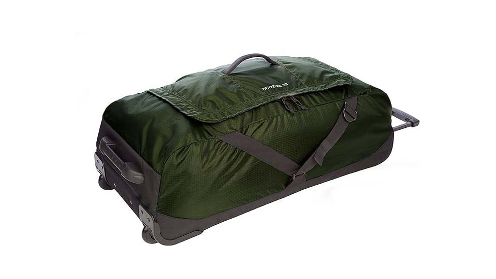Eddie Bauer Traverse 32 78L Rolling Duffel Bag, Dark Loden, EBB4001-375