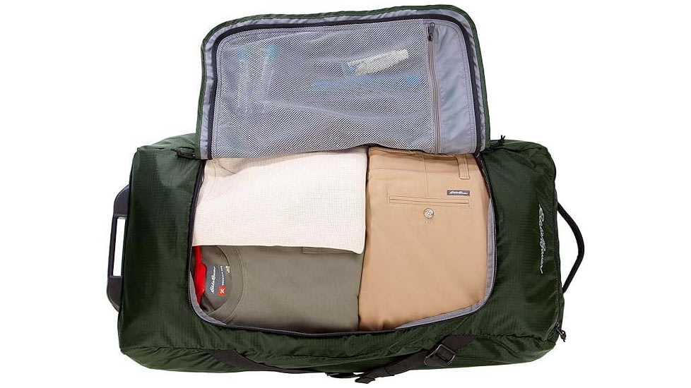 Eddie Bauer Traverse 32 78L Rolling Duffel Bag, Dark Loden, EBB4001-375