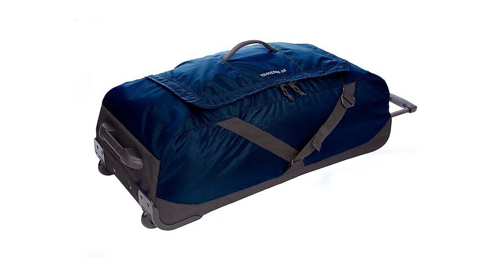 Eddie Bauer Traverse 32 78L Rolling Duffel Bag, Medium Indigo, EBB4001-415