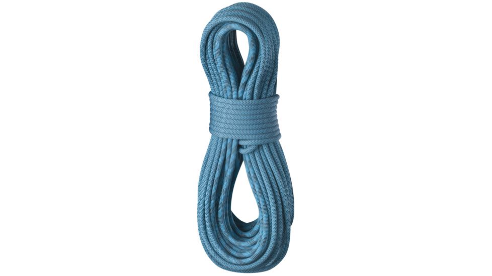 Edelrid 9.2mm Topaz Pro Dry ColorTec Climbing Rope, Icemint/Snow, 60m, 712310607480