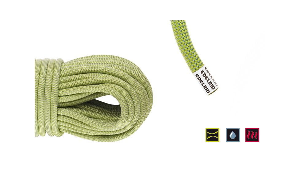 Edelrid Eagle 9.8 Dry Rope-50 m-Oasis/Pebbles
