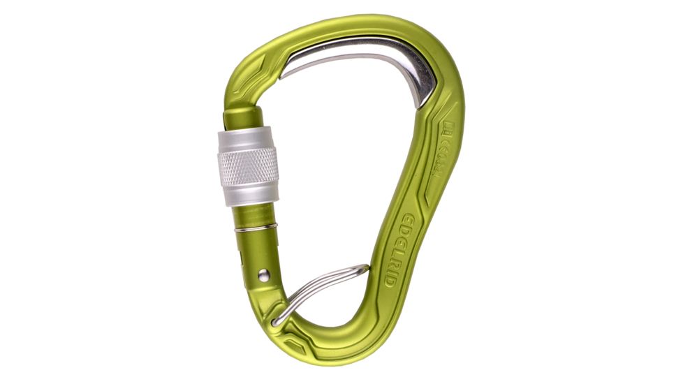 Edelrid HMS Bulletproof Screw FG Carabiner, Oasis, 738130001380