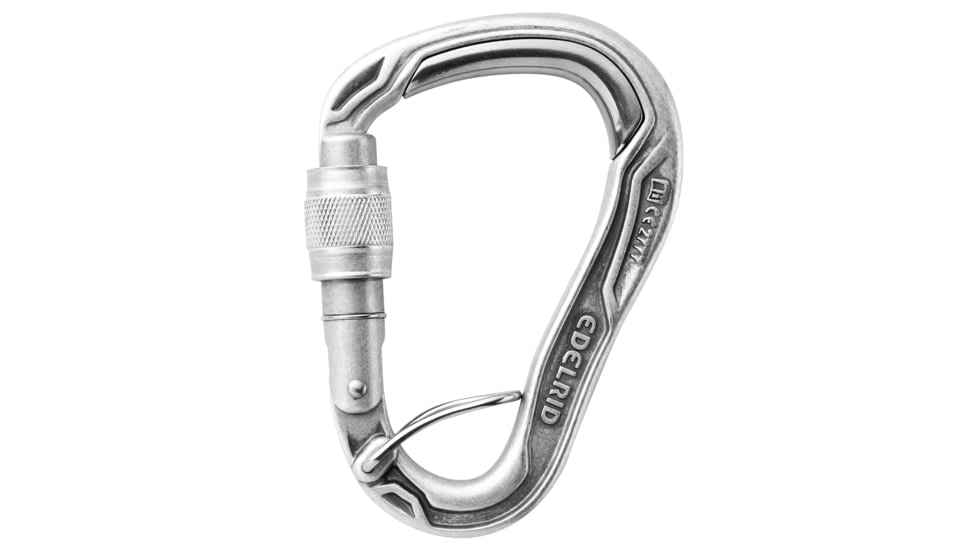 Edelrid HMS Bulletproof Screw FG Carabiners, Non-Anodized Eco, 737260001070