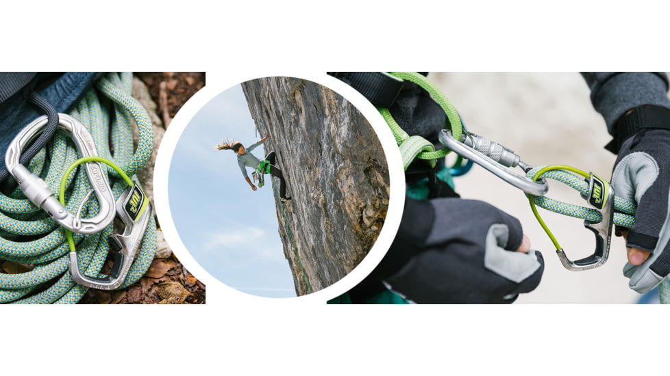 Edelrid HMS Bulletproof Triple FG Carabiners, Non-Anodized Eco, 737280001070