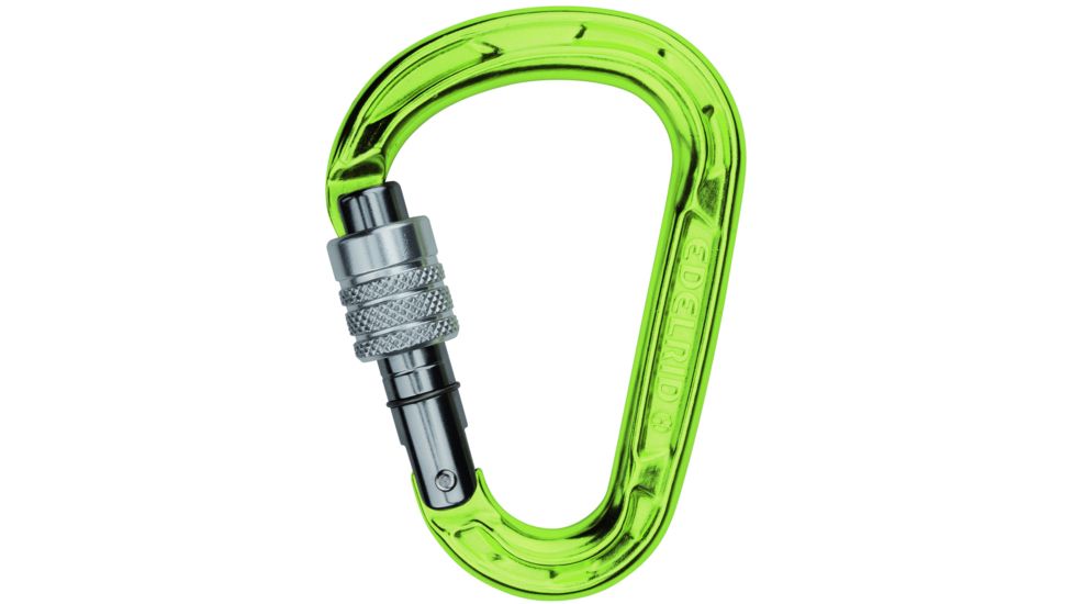 Edelrid HMS Strike Screw FG Locking Carabiner-Oasis