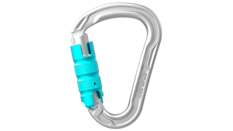 Edelrid HMS Strike Triple II Carabiner, Silver, 737700000060