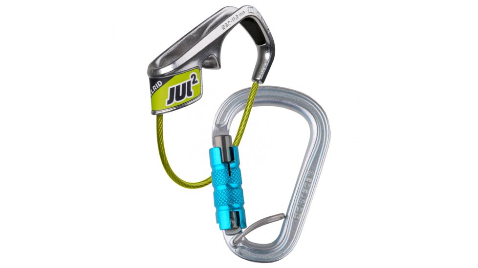 Edelrid MegaJul Sport + HMS Bruce Steel Triple FG Belay Device Icemint 737360003290