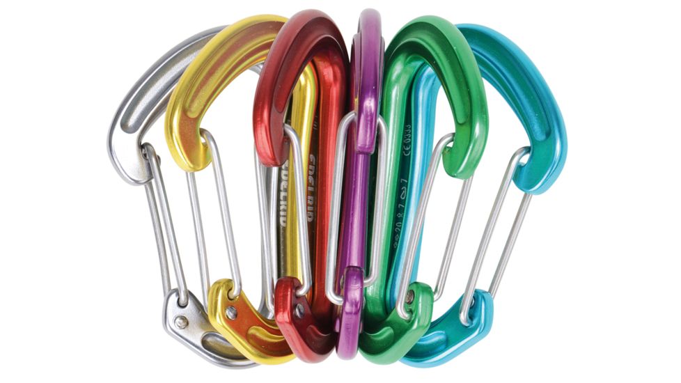 Edelrid Nineteen G Carabiner - 6 Pack