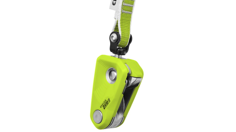 Edelrid Ohm II Belay Device, Oasis, 738290001380