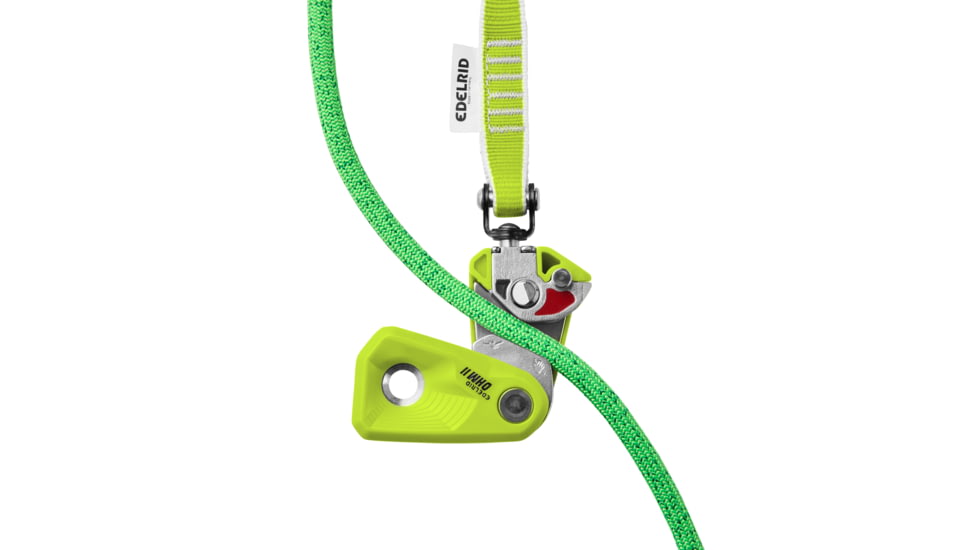 Edelrid Ohm II Belay Device, Oasis, 738290001380