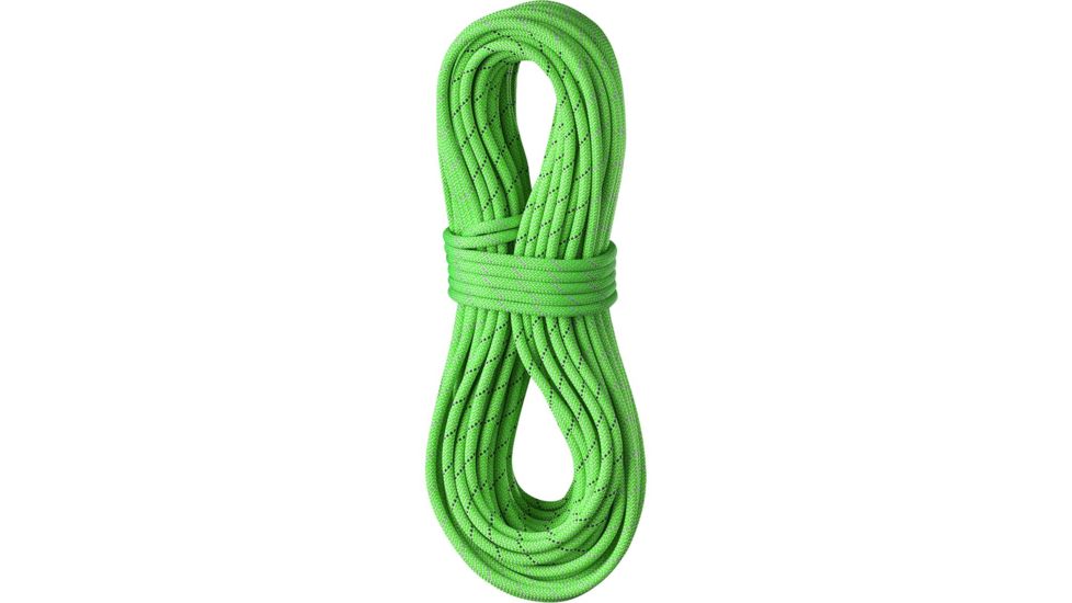 Edelrid 9.6mm Tommy Caldwell Pro Dry DuoTec Climbing Rope Neon Green 60m 712710604990