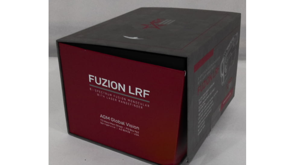 EDEMO AGM Global Vision Fuzion LRF TM35-640 Fusion Thermal Imaging/CMOS Monocular W/Laser Range Finder, 12 Micron, 640x512, 50 Hz, 35mm Lens, Black, 6.6 3.4 2.0, 3142551305FM31, EDEMO1