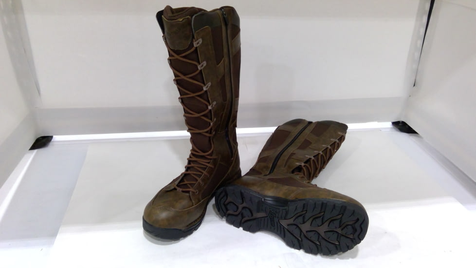 EDEMO Danner Pronghorn Snake Boot Side Zip 17in Boots, Brown, 11D, 45033-11D, EDEMO1