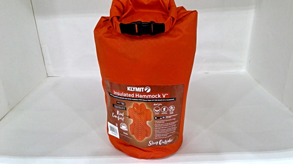 EDEMO Klymit Insulated Hammock V Sleeping Pad, Red, Large, 06IHRD02D, EDEMO1