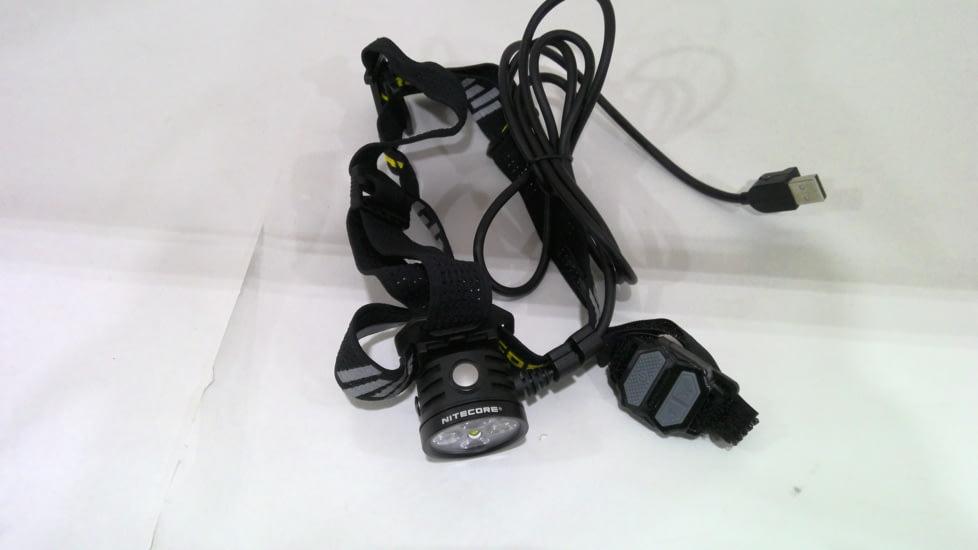 EDEMO Nitecore HU60 1600 Lumen Focusable Rechargeable Headlamp, Black, 6952506406104, EDEMO1