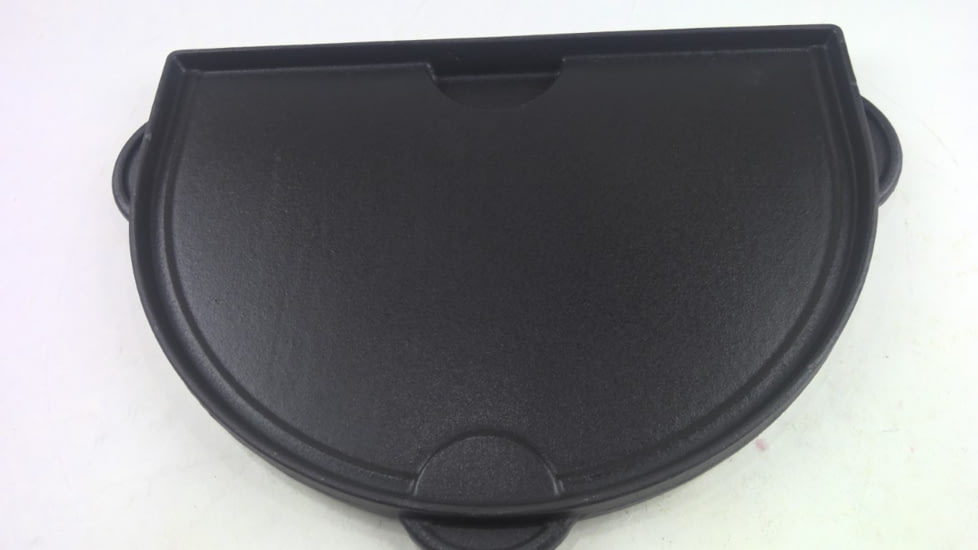 EDEMO Primo Ceramic Grills Cast Iron Griddle for LG 300, Flat and Grooved Sides, 1 pc, PG00365, EDEMO1