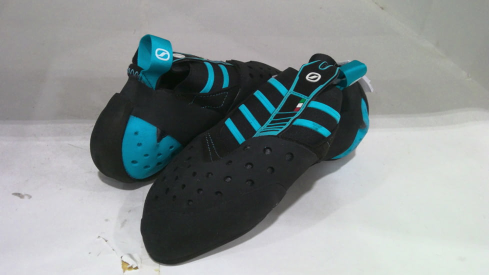 EDEMO Scarpa Instinct S Climbing Shoes, Black/Azure, 42.5, 70039/000-BlkAzr-42.5, EDEMO1