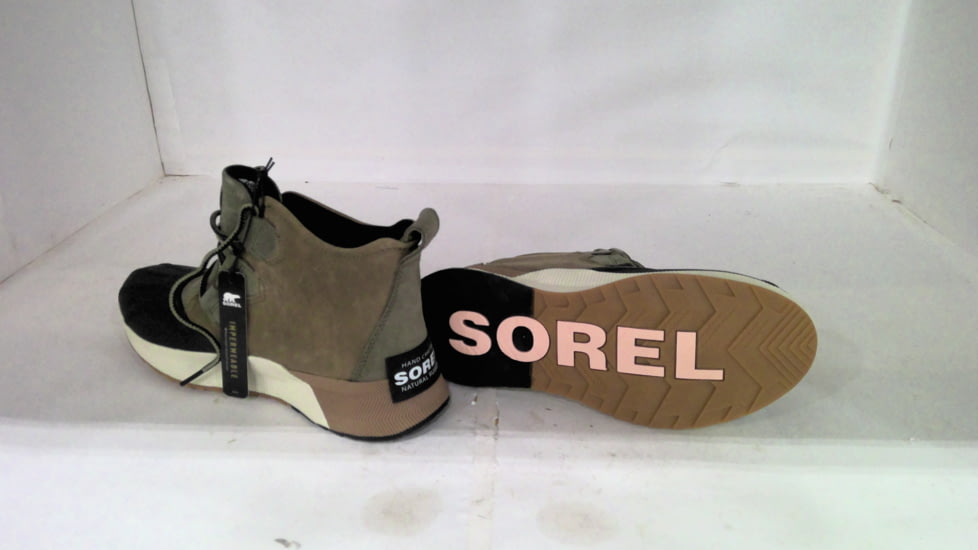 EDEMO Sorel Out N About III Classic Waterproof Rain Boot - Women's, Sage, Black, 8, 1951331-365-8, EDEMO1