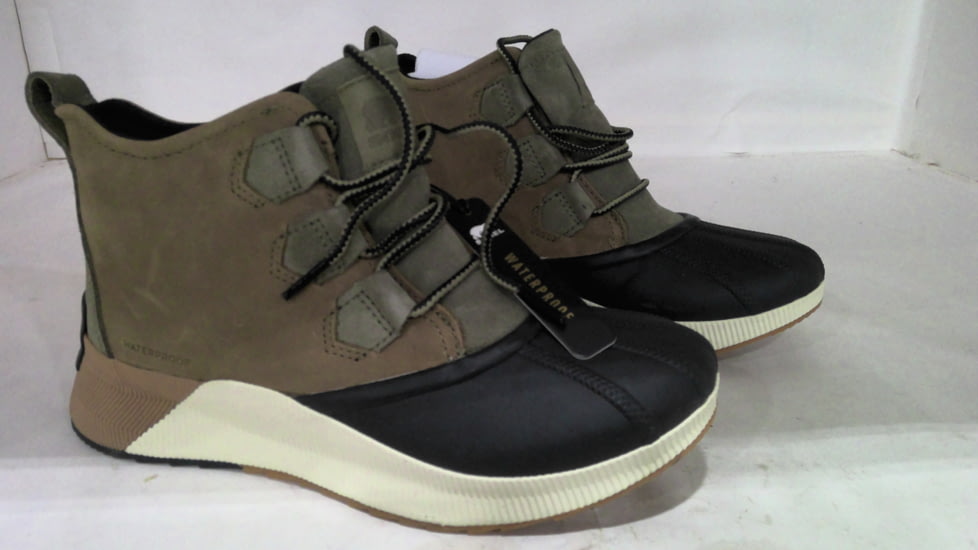 EDEMO Sorel Out N About III Classic Waterproof Rain Boot - Women's, Sage, Black, 8, 1951331-365-8, EDEMO1