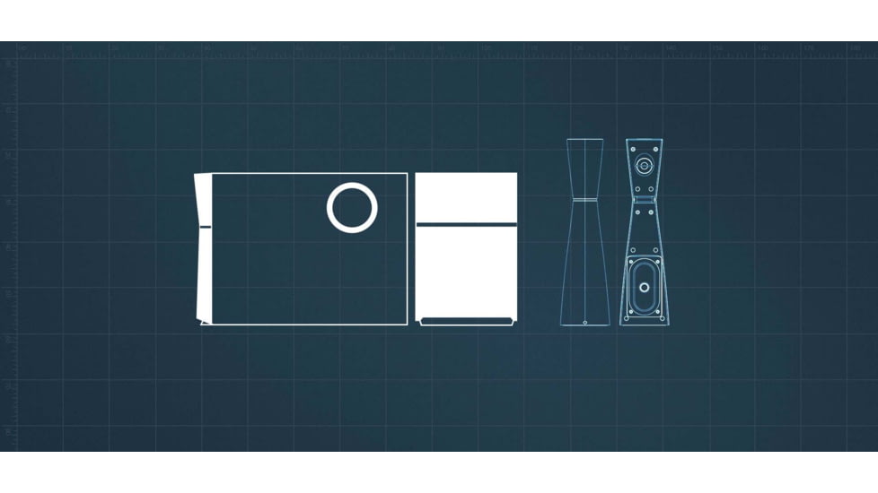 Edifier M3200 2.1 Multimedia System, Black / Blue, Medium, 4009976