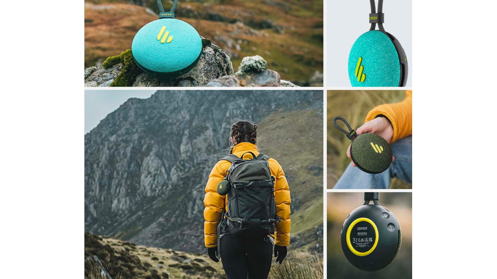 Edifier MP100 Plus Portable Bluetooth Speaker, Blue, Small, 4007002