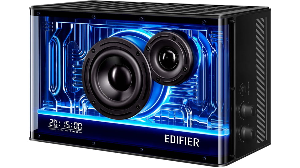 Edifier QD35 Tabletop Bluetooth Speaker, Black, Small, 4007361