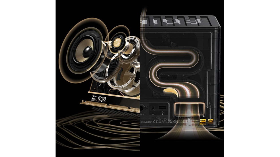 Edifier QD35 Tabletop Bluetooth Speaker, White, Small, 4007378