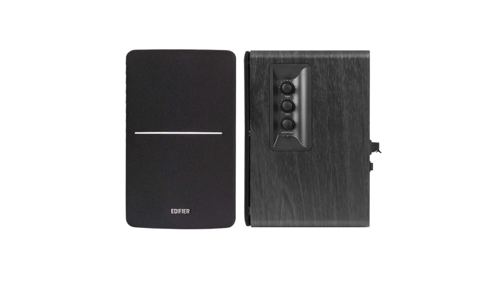 Edifier R1280DBs Powered Bookshelf w/Sub Out Bluetooth Speakers, Black, Medium, 4004964