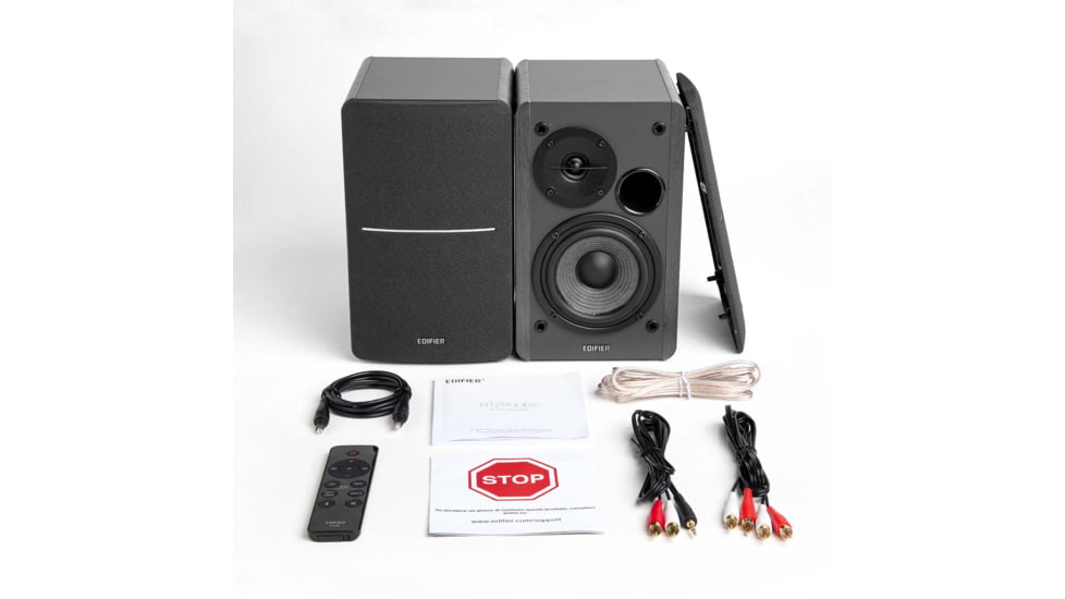 Edifier R1280DBs Powered Bookshelf Bluetooth Speakers, Black, 4004964