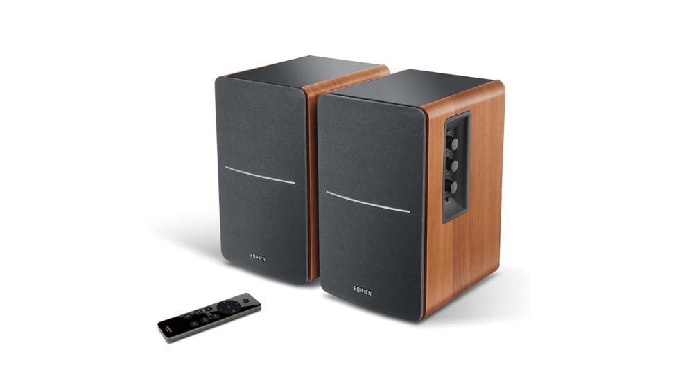 Edifier R1280DBs Powered Bookshelf Bluetooth Speakers, Brown, 4005046