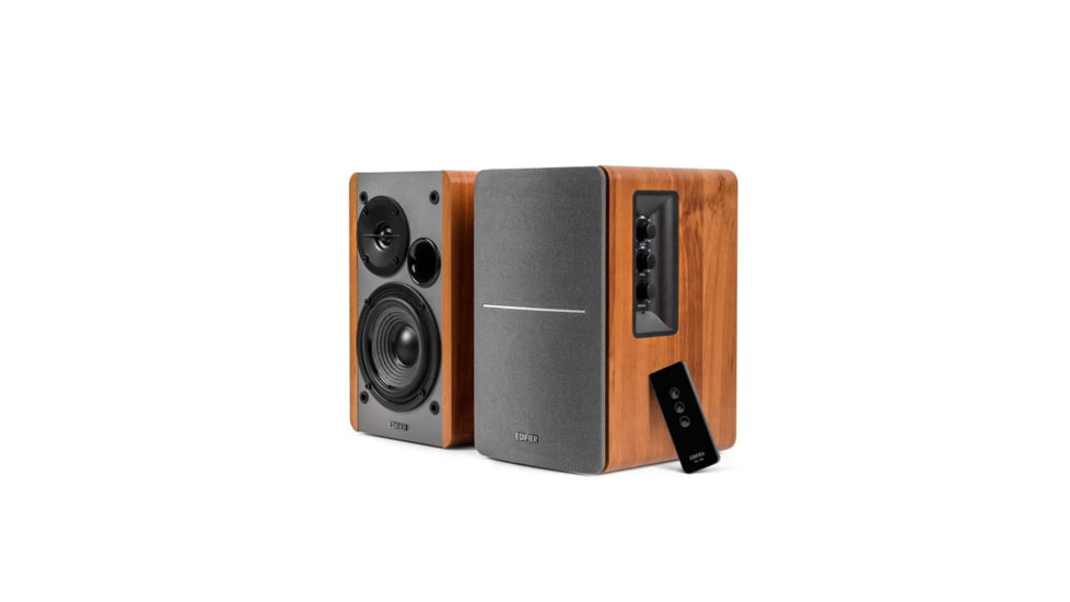 Edifier R1280T Powered Bookshelf Speakers, Brown, 4001345
