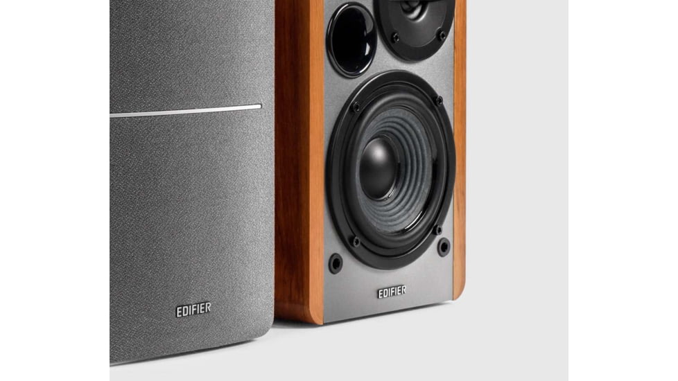 Edifier R1280T Powered Bookshelf Speakers, Brown, 4001345