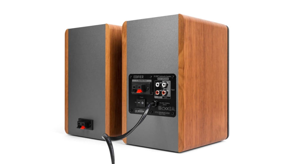 Edifier R1280T Powered Bookshelf Speakers, Brown, 4001345