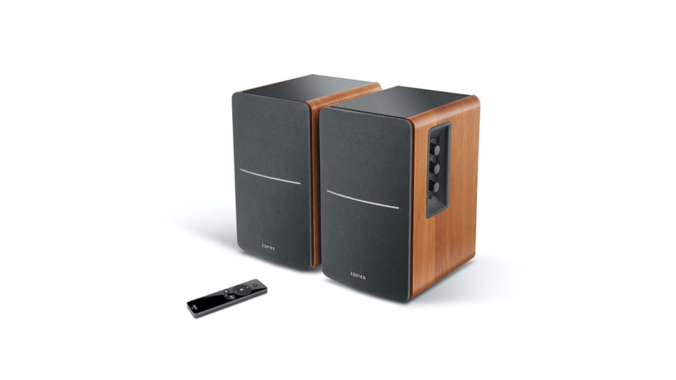 Edifier R1280Ts Powered Bookshelf w/Sub Out Speaker, Brown, Medium, 4004957