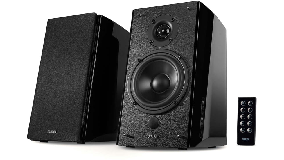 Edifier R2000DB Powered Bluetooth Bookshelf Speaker, Black, 4001369