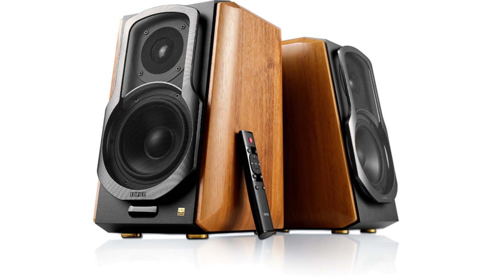 Casse Edifier S1000MKII Da Scaffale 2.0 - 120W, Bluetooth 5.0 AptX HD, Ottico, Amplificatore Classe D, Audio Hi-Res