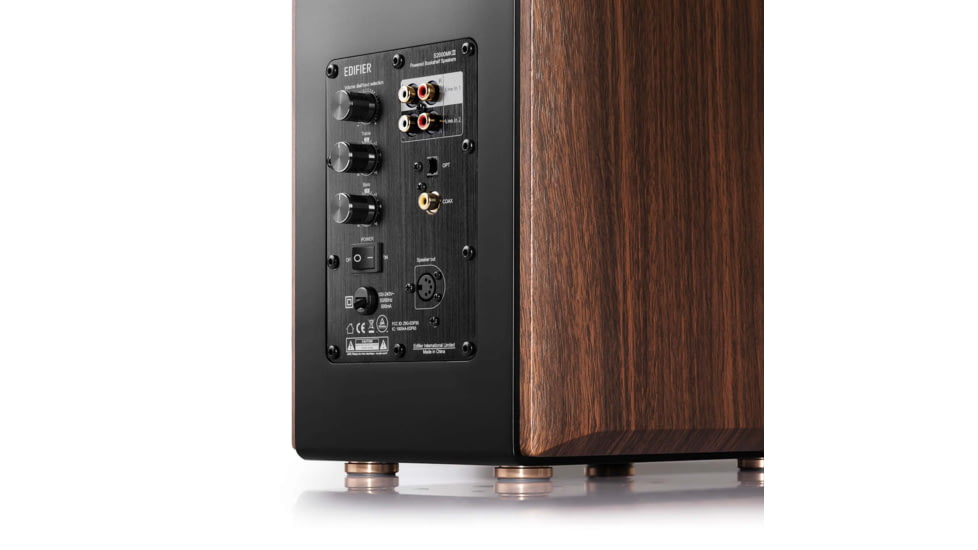 Edifier S2000MKIII Audiofile Powered Bookshelf 2.0 Speakers, Brown, Large, 4004995