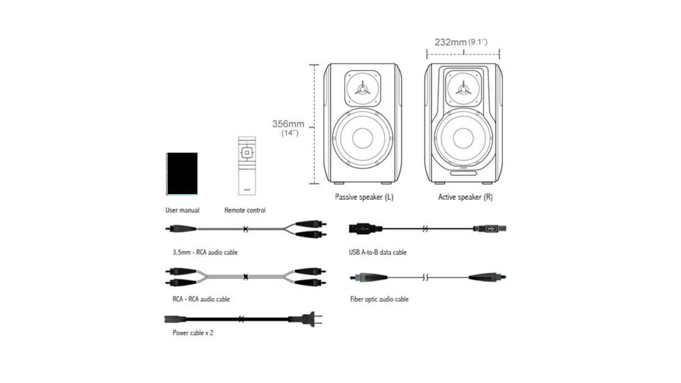 Edifier S3000 Pro Powered Wireless Bookshelf Speakers, Brown, 4004421