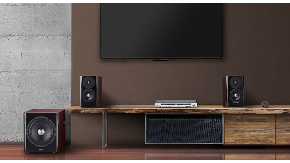 Edifier S350DB Bluetooth Bookshelf Speakers with SUB, Brown, 4003158