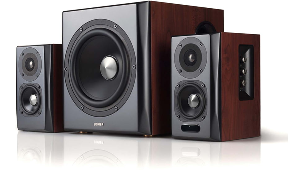 Edifier S350DB Bluetooth Bookshelf Speakers with SUB, Brown, 4003158