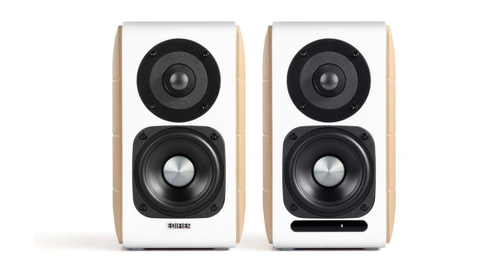 Edifier S880DB Hi-Res Audio Certified 2.0 Powered Speakers, White, Medium, 4004018