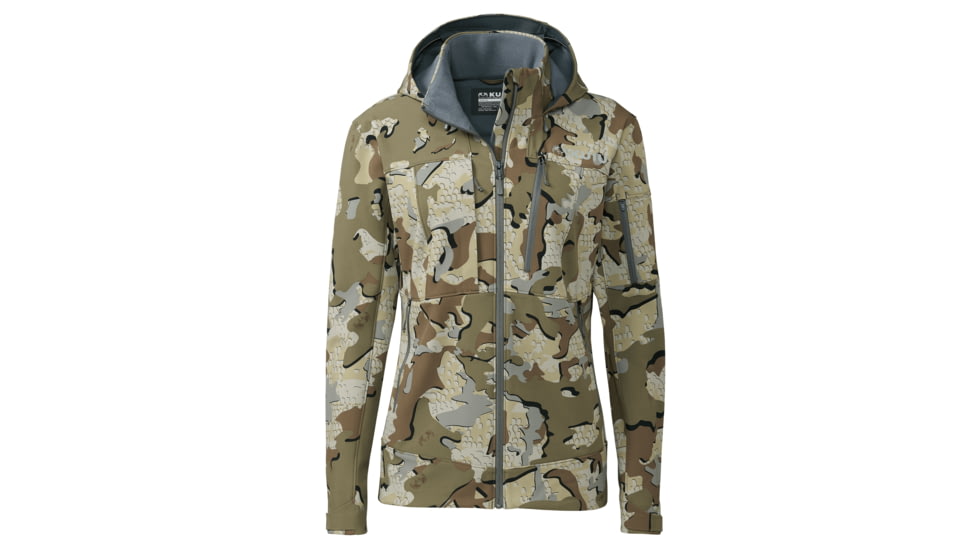KUIU Womens Guide PRO Hooded Hunting Jacket in Valo Size XL 834A28C7, Valo, XL, Nylon, Adult, Female, 7617827700894