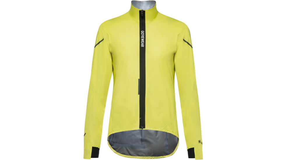 GOREWEAR SPINSHIFT GORE-TEX Cycling Jacket Womens in Lime Yellow 2XS Slim fit Waterproof 2E22A641, 101065-CB00-34
