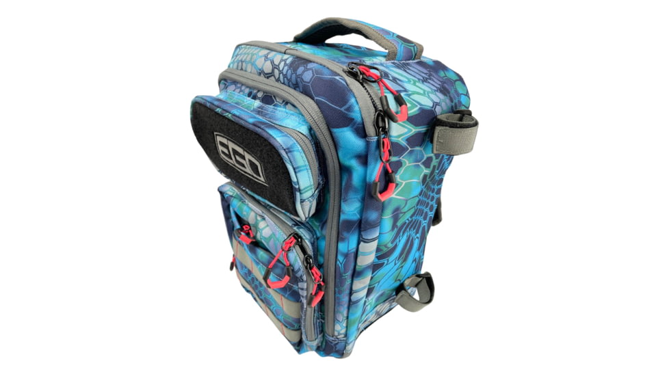 EGO Kryptek Tackle Box Sling Pack w/ 3 3700 Tackle Trays, Pontus, Pontus, 75084