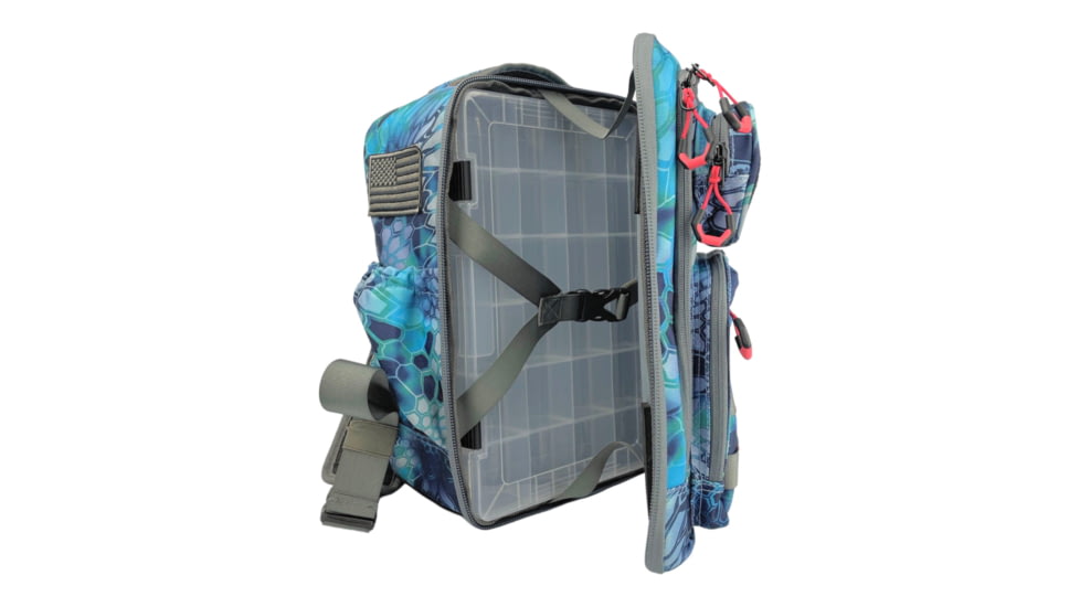 EGO Kryptek Tackle Box Sling Pack w/ 3 3700 Tackle Trays, Pontus, Pontus, 75084