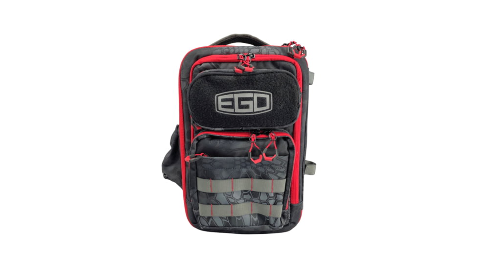 EGO Kryptek Tackle Box Sling Pack w/ 3 3700 Tackle Trays, Typhon, Typhon, 75076