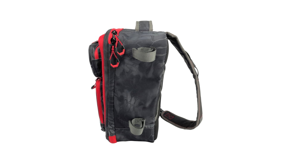 EGO Kryptek Tackle Box Sling Pack w/ 3 3700 Tackle Trays, Typhon, Typhon, 75076