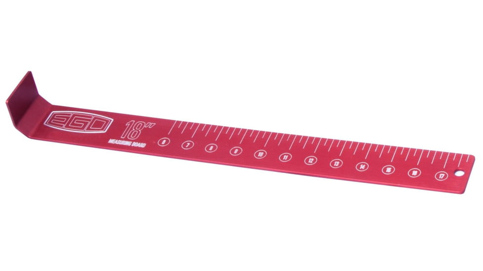EGO Measuring Board 18in, Red/Black, 73001